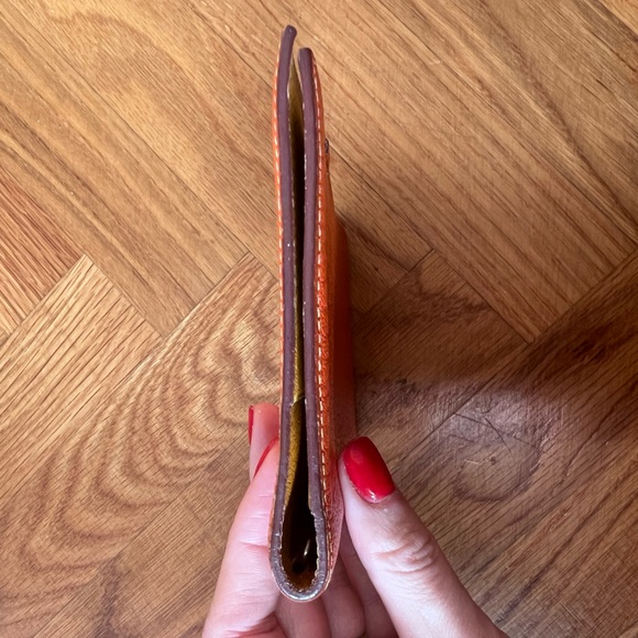 Hermes Orange Leather Yellow Interior Agenda Note Cover - Picture 8 of 13